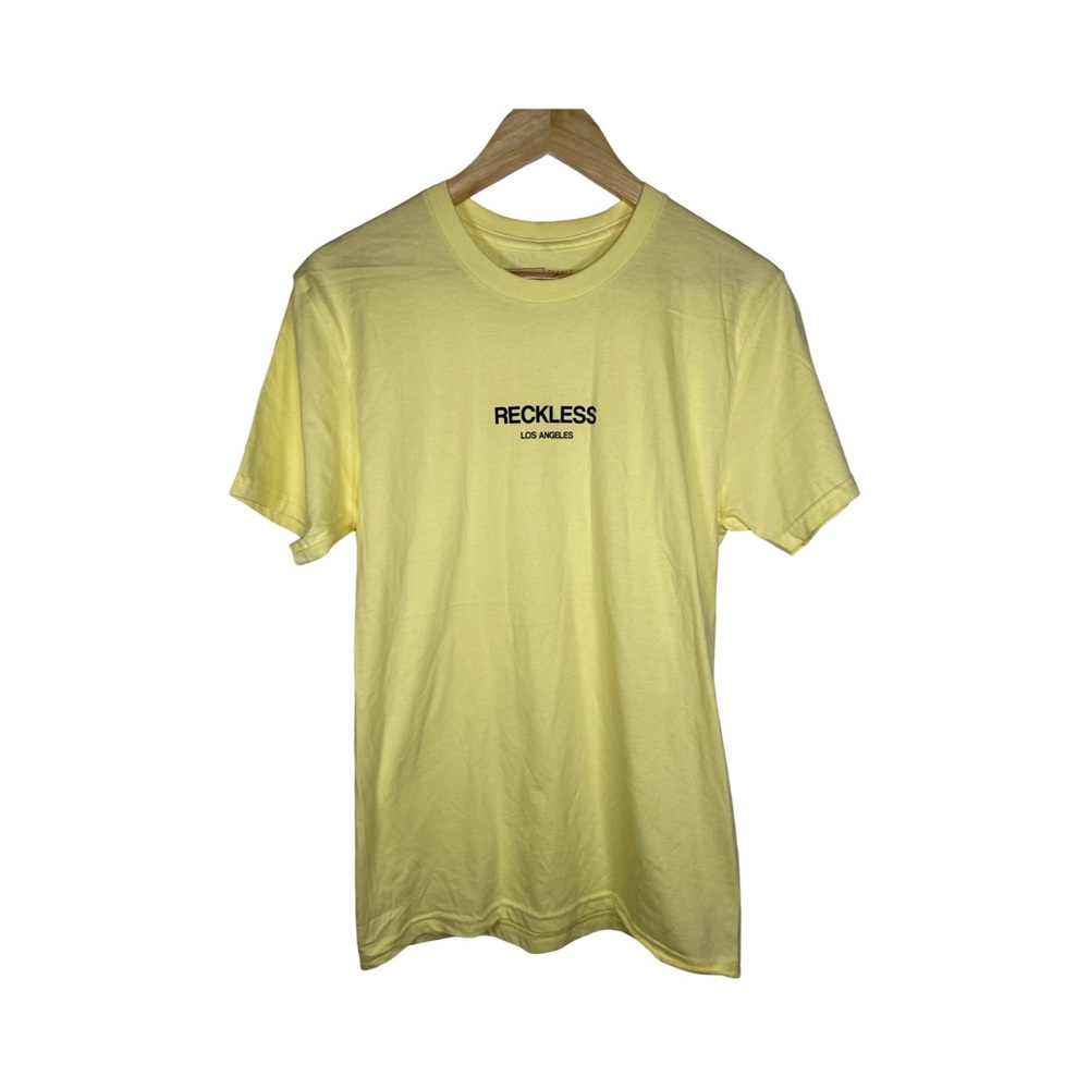 Young & Reckless Yellow short sleeve Men's T-Shirt 043T